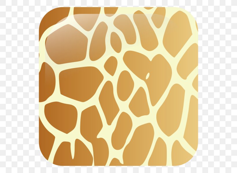 Giraffe Animal Print Stencil Pattern, PNG, 600x600px, Giraffe, Animal, Animal Print, Decal, Giraffidae Download Free