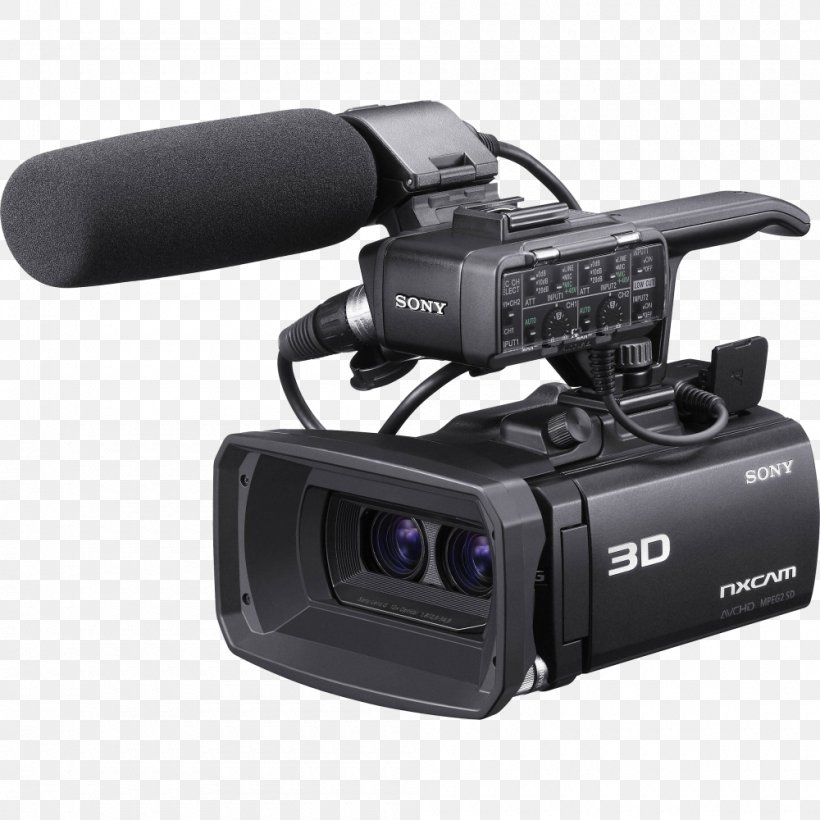 Video Cameras XDCAM Sony NXCAM HXR-NX100 Exmor, PNG, 1000x1000px, Video Cameras, Active Pixel Sensor, Audio, Avchd, Camera Download Free