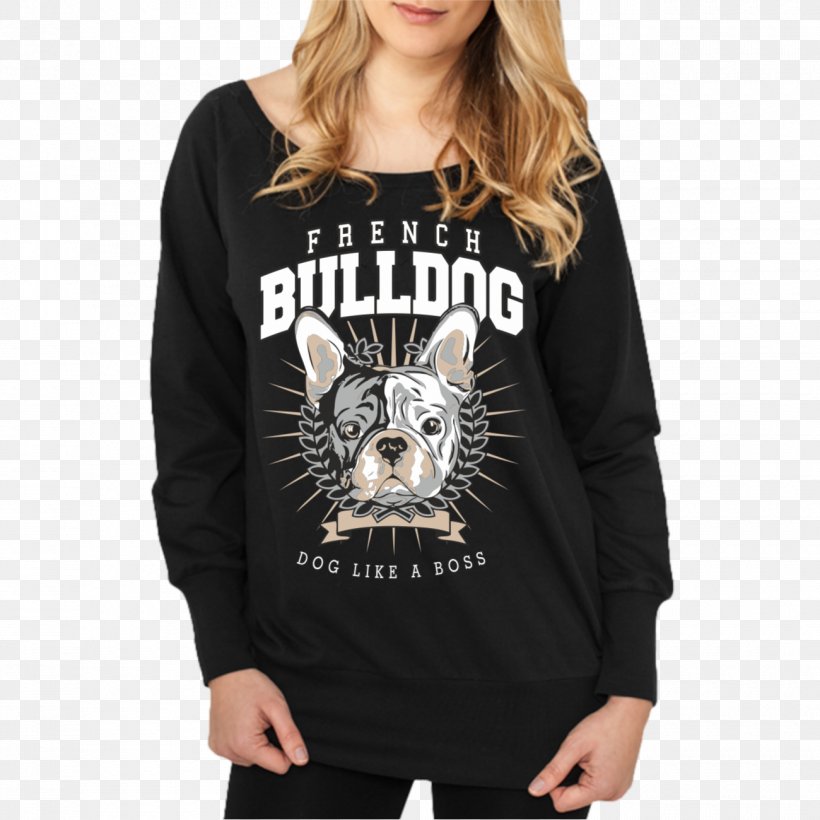 French Bulldog American Bulldog T-shirt Bull Terrier, PNG, 1300x1300px, Bulldog, American Bulldog, Black, Bluza, Brand Download Free