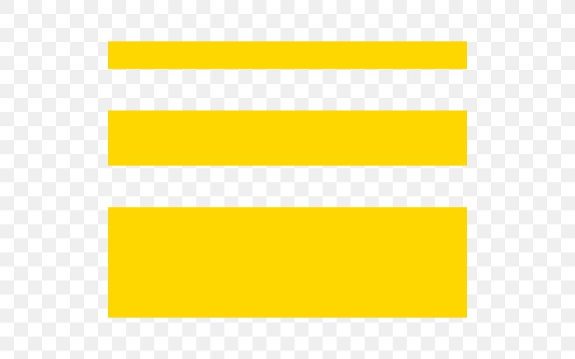Rectangle Area Line Font, PNG, 512x512px, Rectangle, Area, Text, Yellow Download Free