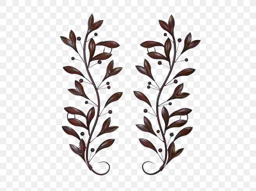 Wall Decal Metal Leaf, PNG, 610x610px, Wall, Art, Branch, Bronze, Copper Download Free