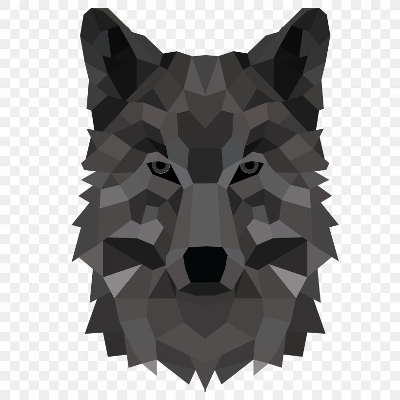 Black Wolf Canidae Clothing Dog Creative Alpha Inc., PNG, 2000x2000px, Black Wolf, Art, Canidae, Carnivoran, Clothing Download Free