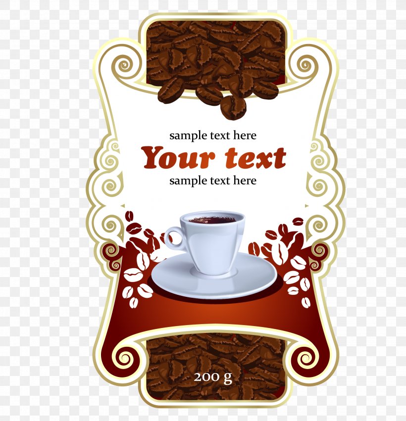 Coffee Bottle Label Euclidean Vector, PNG, 2054x2133px, Coffee, Bottle, Caffeine, Chocolate, Coffee Cup Download Free