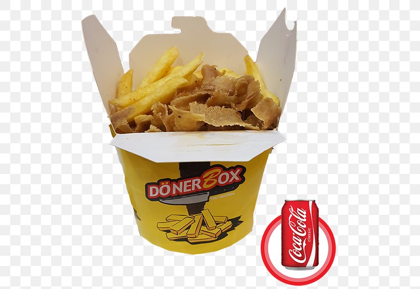 French Fries Vegetarian Cuisine Doner Box Kebab Food, PNG, 552x565px, French Fries, American Food, Calorie, Cuisine, Dish Download Free