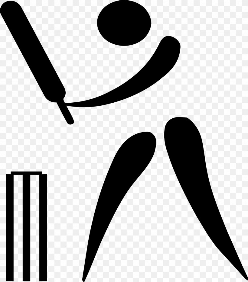 Summer Olympic Games Cricket Pictogram Clip Art, PNG, 1685x1920px, Summer Olympic Games, Artwork, Ball, Batting, Black Download Free