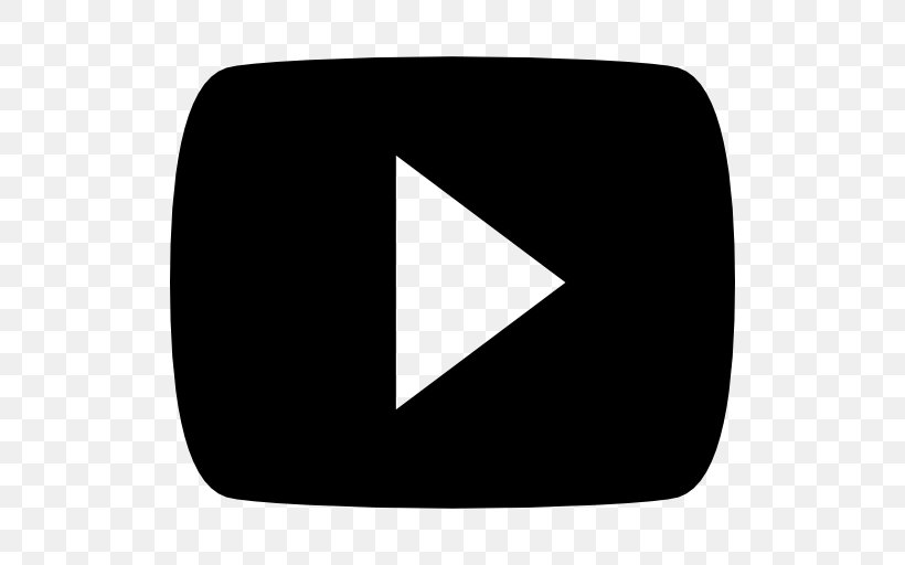 Youtube, PNG, 512x512px, Youtube, Black, Black And White, Brand, Logo Download Free