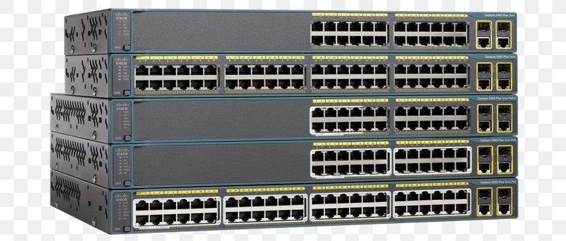 Cisco Catalyst Power Over Ethernet Network Switch Small Form-factor Pluggable Transceiver Local Area Network, PNG, 750x350px, Cisco Catalyst, Cisco Systems, Computer Network, Electronic Component, Electronics Accessory Download Free