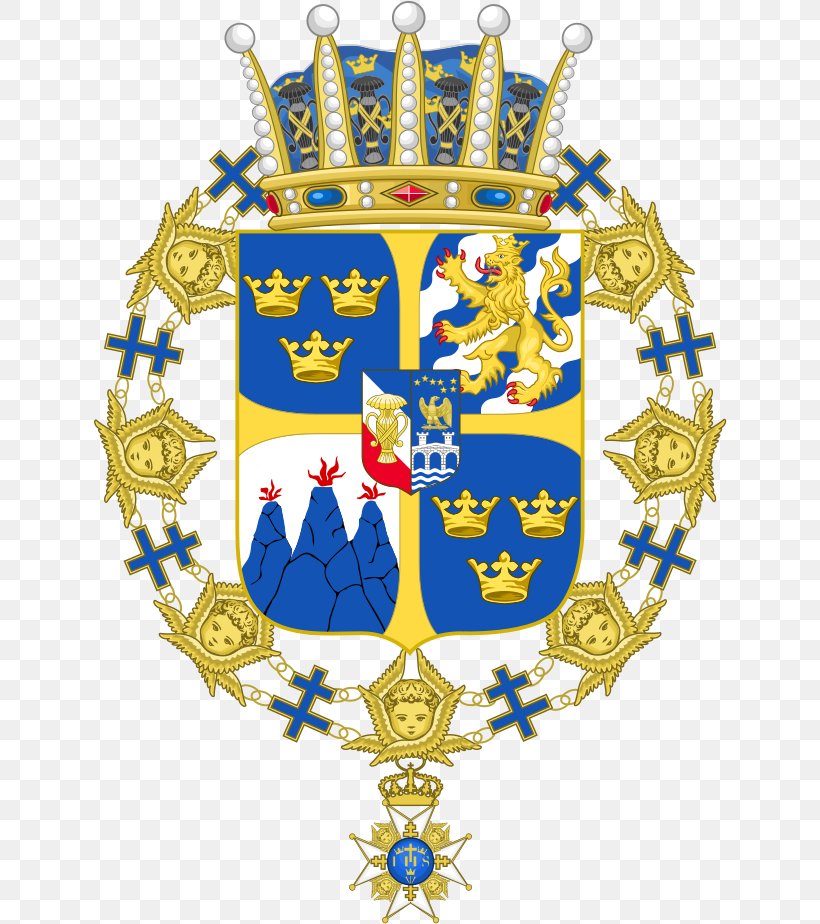 Coat Of Arms Of Sweden Royal Order Of The Seraphim Royal Coat Of Arms Of The United Kingdom, PNG, 634x924px, Coat Of Arms, Coat, Coat Of Arms Of Sweden, Collar, Crest Download Free