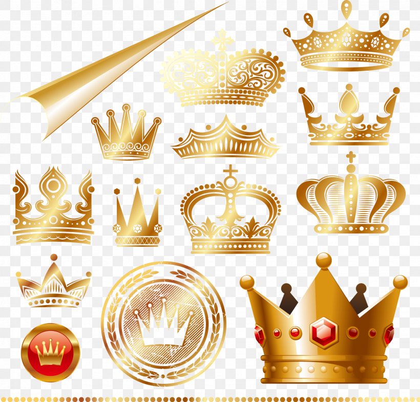 Euclidean Vector Gold, PNG, 1848x1770px, Crown, Book, Crown Gold, Food, Gold Download Free