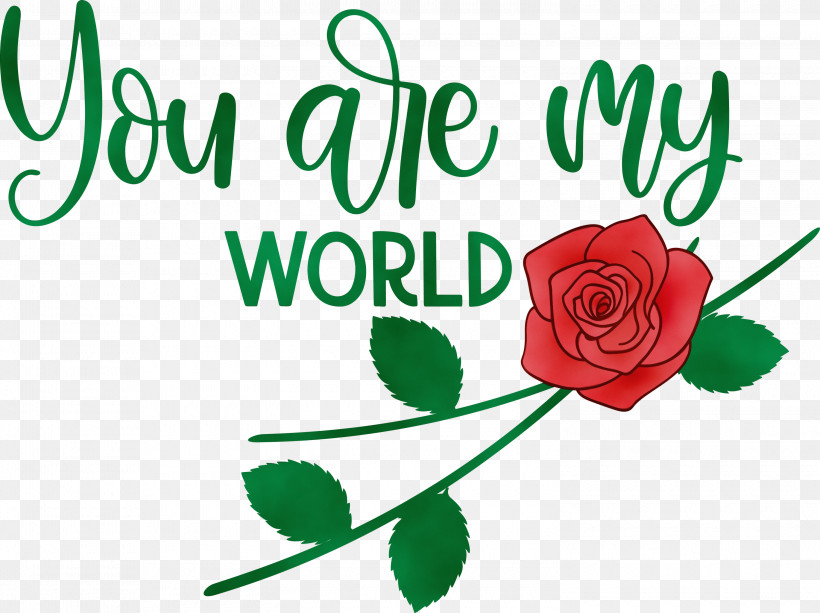Floral Design, PNG, 3000x2243px, You Are My World, Floral Design, Fond Blanc, Free, Garden Roses Download Free