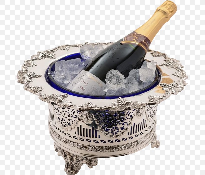 Silver Sheffield Plate Tableware Champagne Bucket, PNG, 700x700px, Silver, Bucket, Champagne, Coin, Mortar And Pestle Download Free