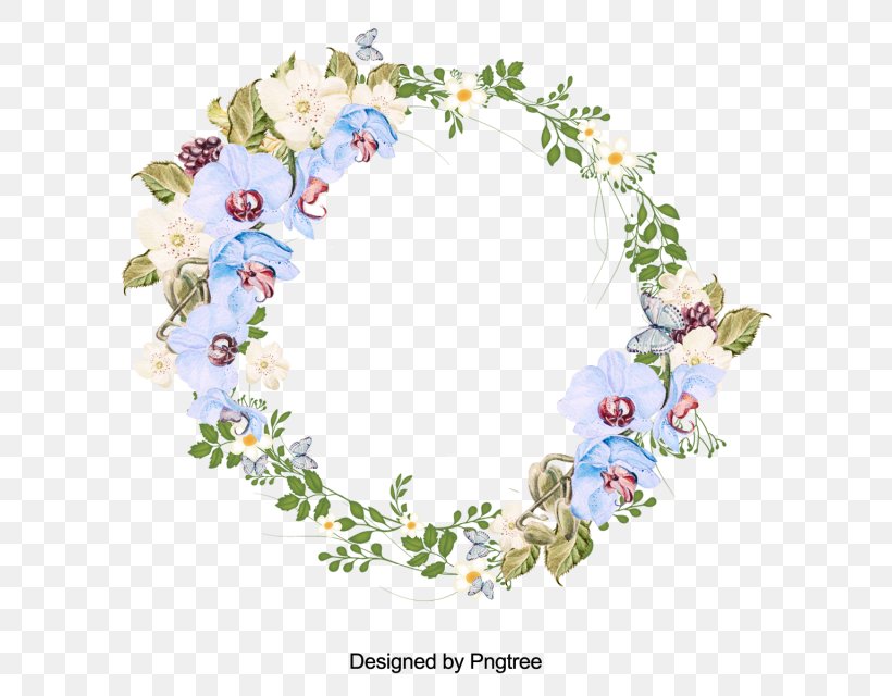 Floral Design Vector Graphics Flower Wreath Clip Art, PNG, 640x640px, Floral Design, Area, Art, Border, Branch Download Free