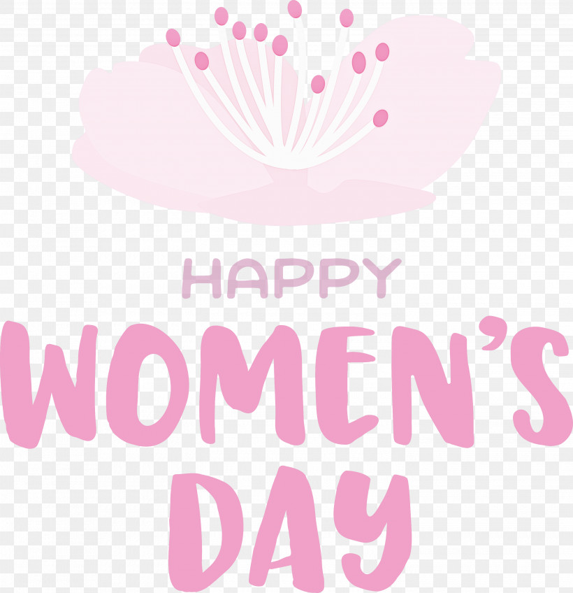 Happy Women’s Day Women’s Day, PNG, 2900x3000px, Logo, Flower, Meter Download Free
