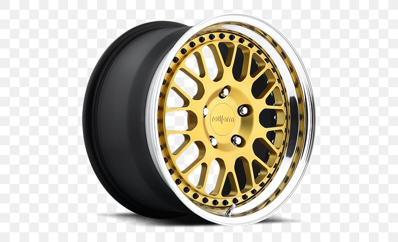 Rotiform, LLC. Rim Gold Wheel Car, PNG, 500x500px, Rotiform Llc, Alloy Wheel, Auto Part, Automotive Design, Automotive Tire Download Free
