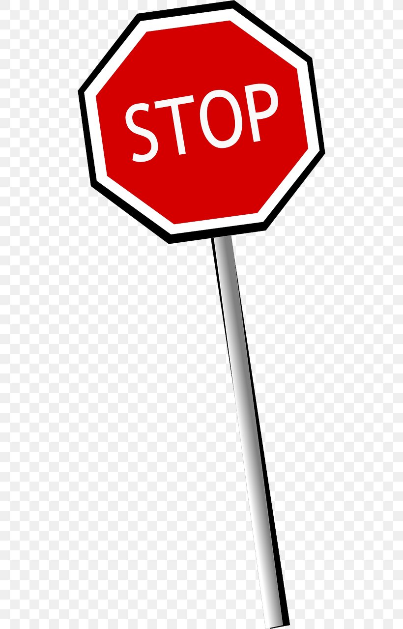 Stop Sign Cartoon Clip Art, PNG, 640x1280px, Stop Sign, Area, Brand ...