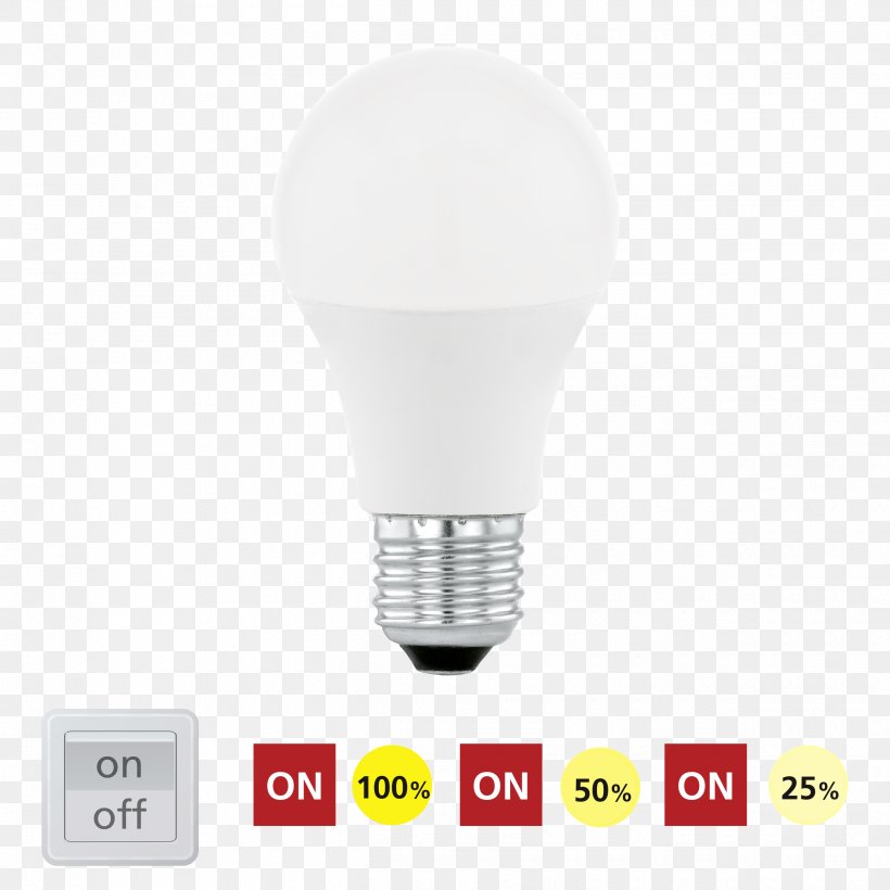 Incandescent Light Bulb Edison Screw LED Lamp Light-emitting Diode, PNG, 2500x2500px, Light, Bipin Lamp Base, Dimmer, Edison Screw, Eglo Download Free