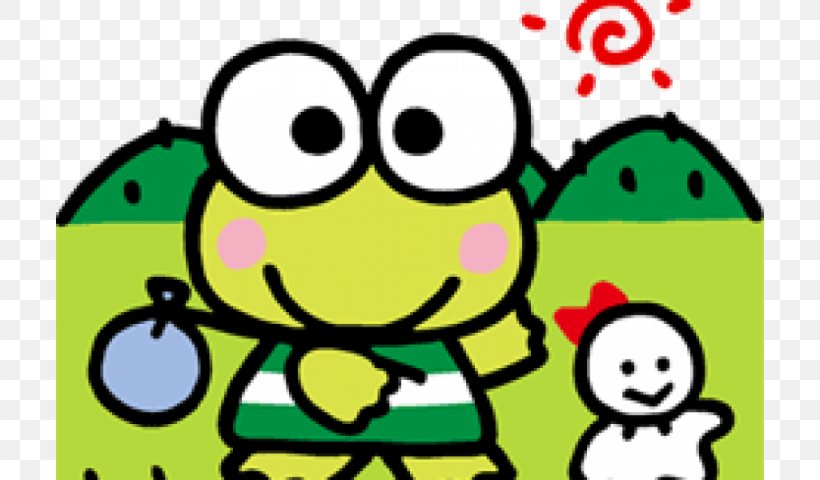 Kero Kero Keroppi No Daibouken Sanrio Kero Kero Bonito Frog, PNG, 1024x600px, Keroppi, Amphibian, Frog, Grass, Green Download Free