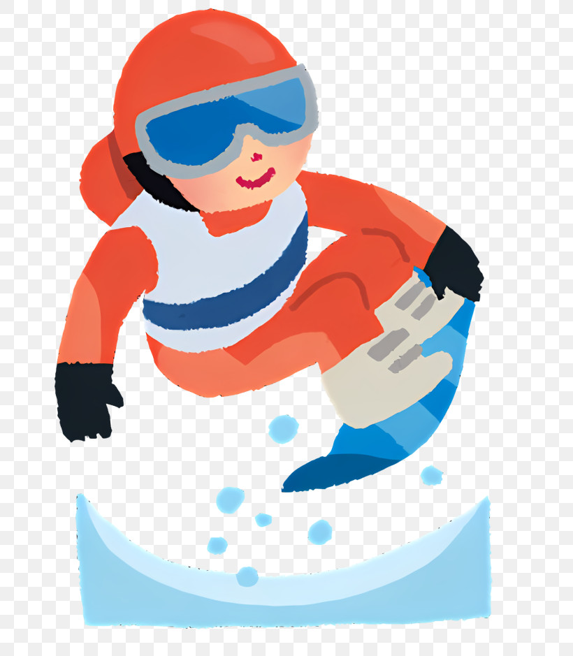 Sport Elements - Snowboarder In Action PNG