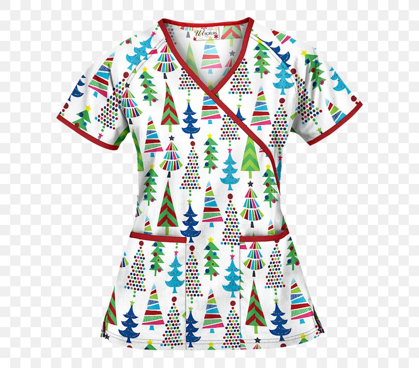 T-shirt Scrubs How The Grinch Stole Christmas! Top, PNG, 600x720px, Tshirt, Aloha Shirt, Baby Products, Baby Toddler Clothing, Christmas Download Free