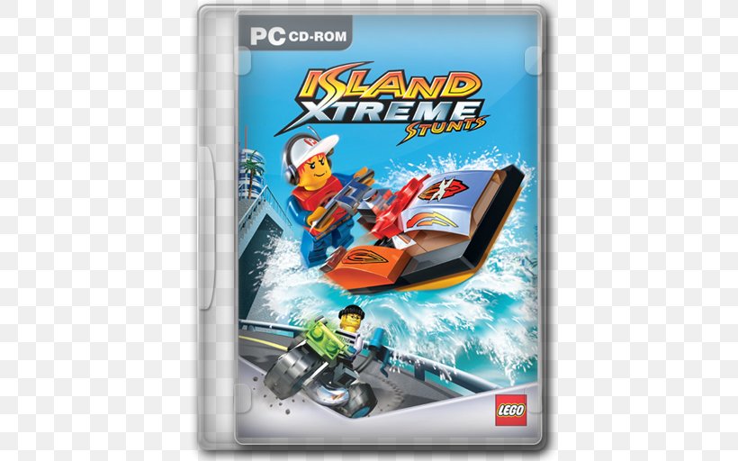 Island Xtreme Stunts PlayStation 2 Lego Island 2: Brickster's Revenge The Game, PNG, 512x512px,