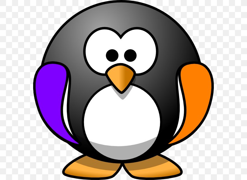 Penguin Clip Art Cartoon Vector Graphics Image, PNG, 600x599px, Penguin, Artwork, Beak, Bird, Cartoon Download Free