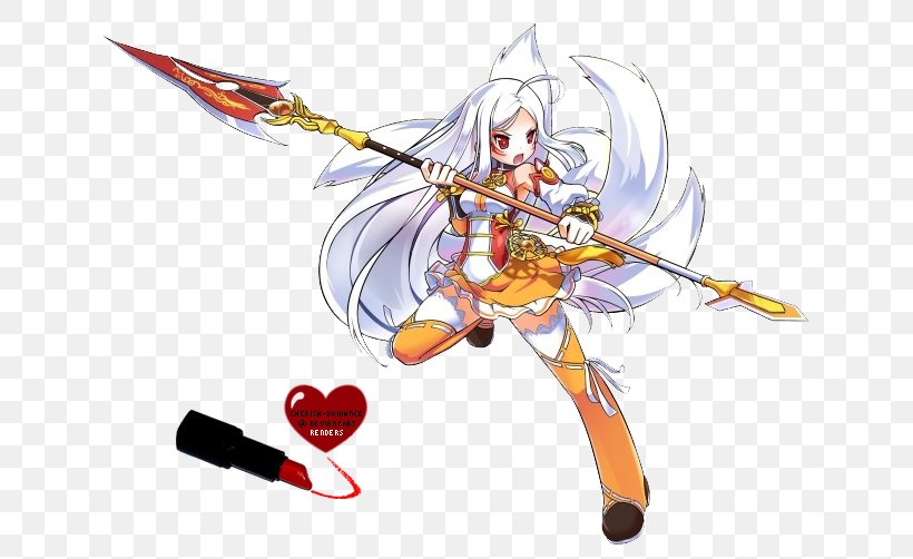 Elsword Player Character Gameforge Video Game, PNG, 654x502px, Watercolor, Cartoon, Flower, Frame, Heart Download Free