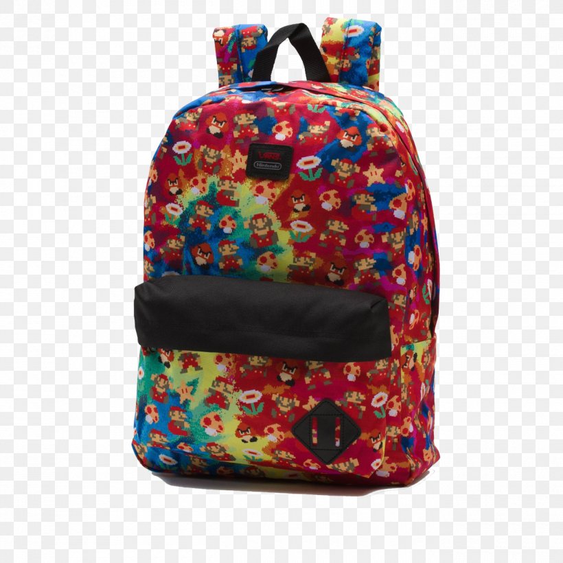 Backpack T-shirt Bag Donkey Kong Vans, PNG, 1300x1300px, Backpack, Bag, Clothing, Donkey Kong, Hand Luggage Download Free