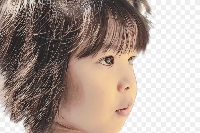 Little Girl, PNG, 2448x1632px, Girl, Asymmetric Cut, Bangs, Beauty, Black Hair Download Free