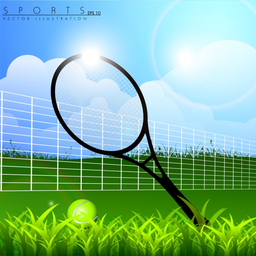 Ball Tennis Strings Grass Court Sport, PNG, 1024x1024px, Ball, Association Of Tennis Professionals, Atmosphere, Clay Court, Daytime Download Free