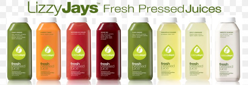 Cold-pressed Juice LizzyJays Juice Food Health, PNG, 1600x550px, Juice, Bottle, Coldpressed Juice, Detoxification, Drink Download Free