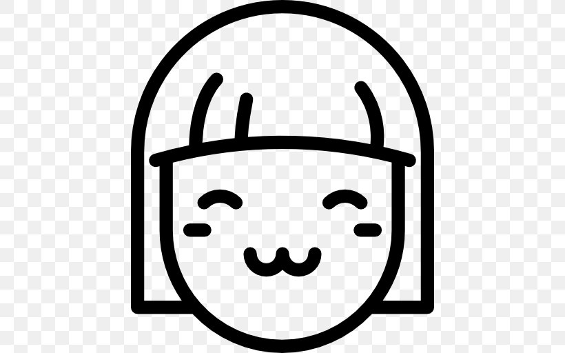 Emoticon, PNG, 512x512px, Emoticon, Area, Black And White, Computer Font, Face Download Free