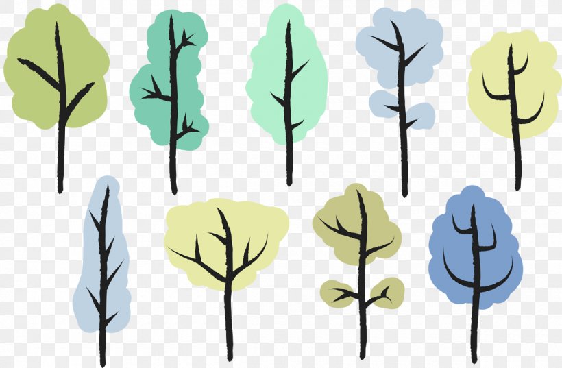 Tree Shrub Euclidean Vector, PNG, 1200x786px, Tree, Arecaceae, Branch, Cartoon, Flower Download Free