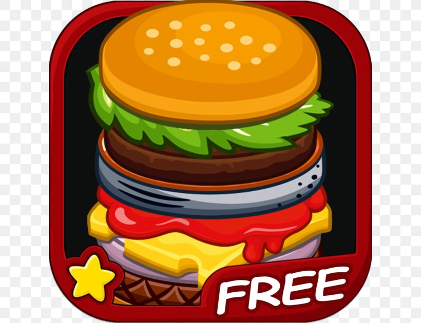 Cheeseburger Cafe Hamburger Maker, PNG, 630x630px, Cheeseburger, Android, Bluestacks, Cafe, Cuisine Download Free