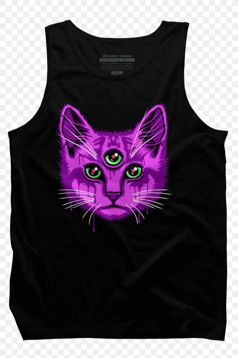 T-shirt Whiskers Hoodie Sleeveless Shirt, PNG, 1200x1800px, Tshirt, Black, Black M, Cat, Cat Like Mammal Download Free