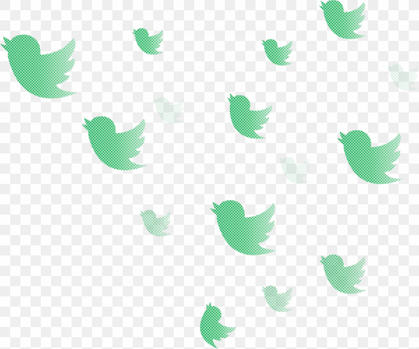Twitter Flying Birds Birds, PNG, 3000x2500px, Twitter, Birds, Flying Birds, Green, Leaf Download Free