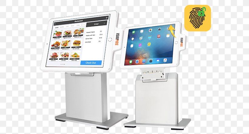 Interactive Kiosks IPad Point Of Sale Business EuroShop, PNG, 598x444px, Interactive Kiosks, Airprint, Apple, Business, Computer Hardware Download Free