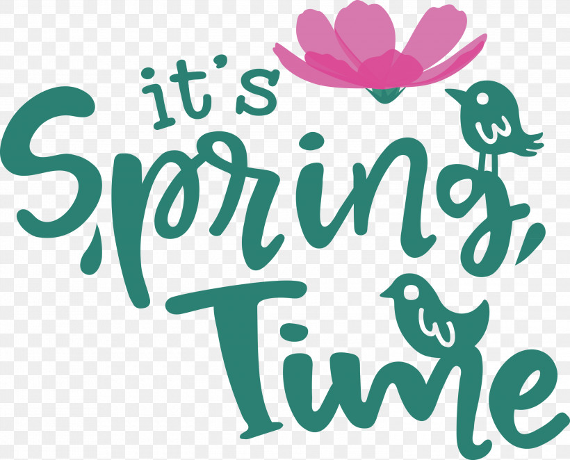 Spring Time Spring, PNG, 3000x2425px, Spring Time, Behavior, Flower, Line, Logo Download Free
