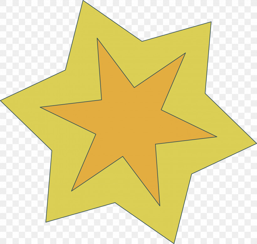 Yellow Star Symbol, PNG, 3000x2850px, Vintage Christmas, Retro Christmas, Star, Symbol, Yellow Download Free