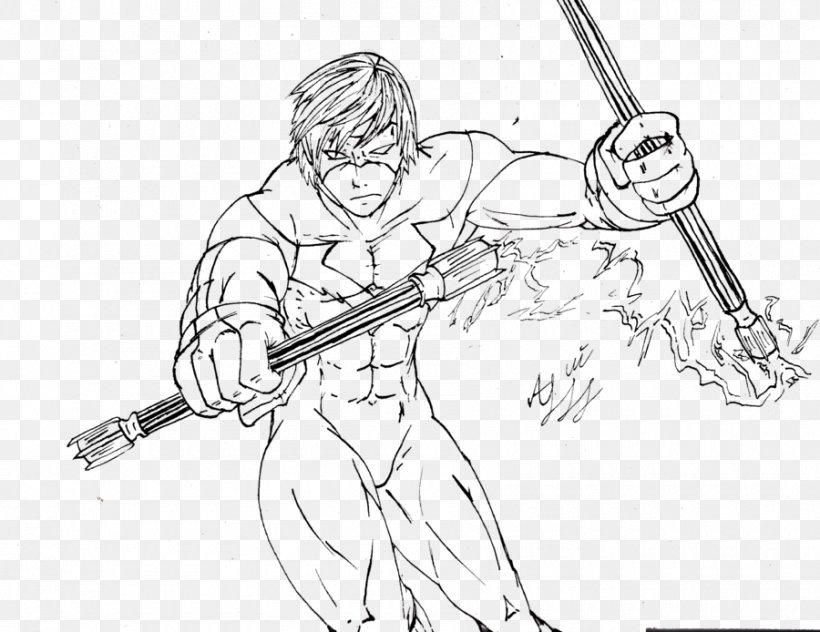 Dick Grayson Nightwing Sonic And The Black Knight Batman Coloring Book, PNG, 900x694px, Dick Grayson, Arm, Art, Artwork, Batman Download Free