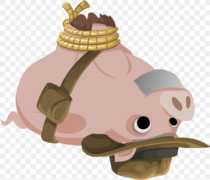 Domestic Pig Clip Art, PNG, 2400x2060px, Pig, Domestic Pig, Fictional Character, Hogtie, Mammal Download Free