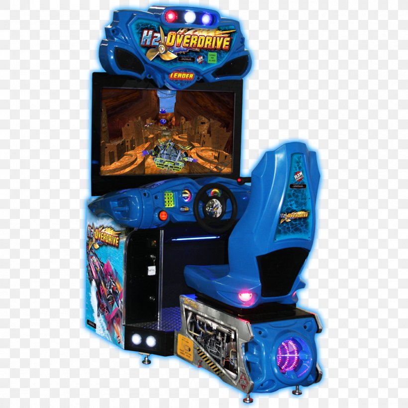 H2Overdrive Hydro Thunder Dirty Drivin' Arcade Game Racing Video Game, PNG, 1000x1000px, Hydro Thunder, Amusement Arcade, Arcade Cabinet, Arcade Game, Dirty Drivin Download Free