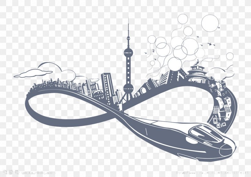 Oriental Pearl Tower Train Logo Silhouette, PNG, 1024x724px, Oriental Pearl Tower, Architecture, Brand, Building, Company Download Free
