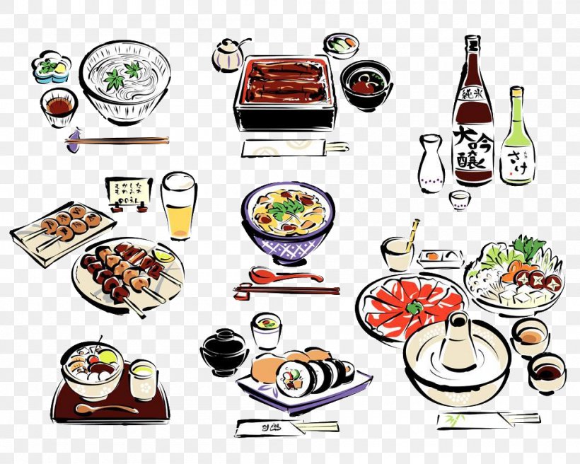 Sushi Japanese Cuisine Sake Drawing, PNG, 1000x801px, Sushi, Alcoholic Drink, Brand, Breakfast, Coffee Cup Download Free