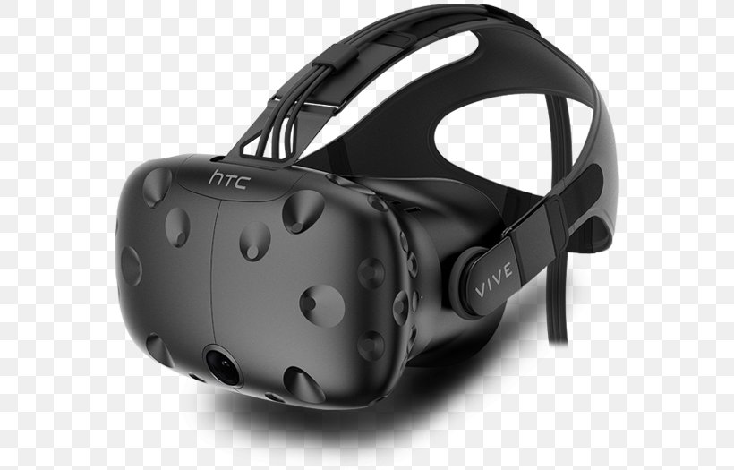 HTC Vive Oculus Rift PlayStation VR Virtual Reality Headset, PNG, 572x525px, Htc Vive, Black, Hardware, Headgear, Headset Download Free
