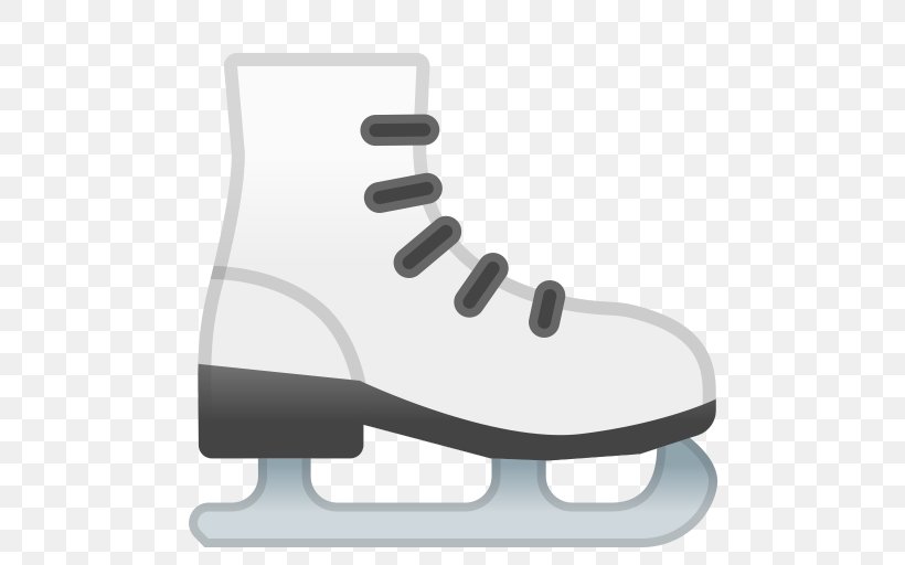 Ice Skates Sporting Goods Roller Skates Ice Skating Emoji, PNG, 512x512px, Ice Skates, Emoji, Figure Skate, Figure Skating, Ice Download Free