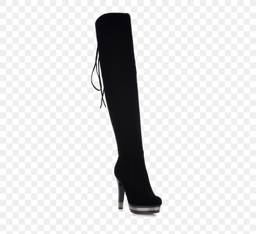 Knee-high Boot Thigh-high Boots Over-the-knee Boot Fashion Boot, PNG, 750x750px, Kneehigh Boot, Black, Boot, Clothing, Fashion Download Free
