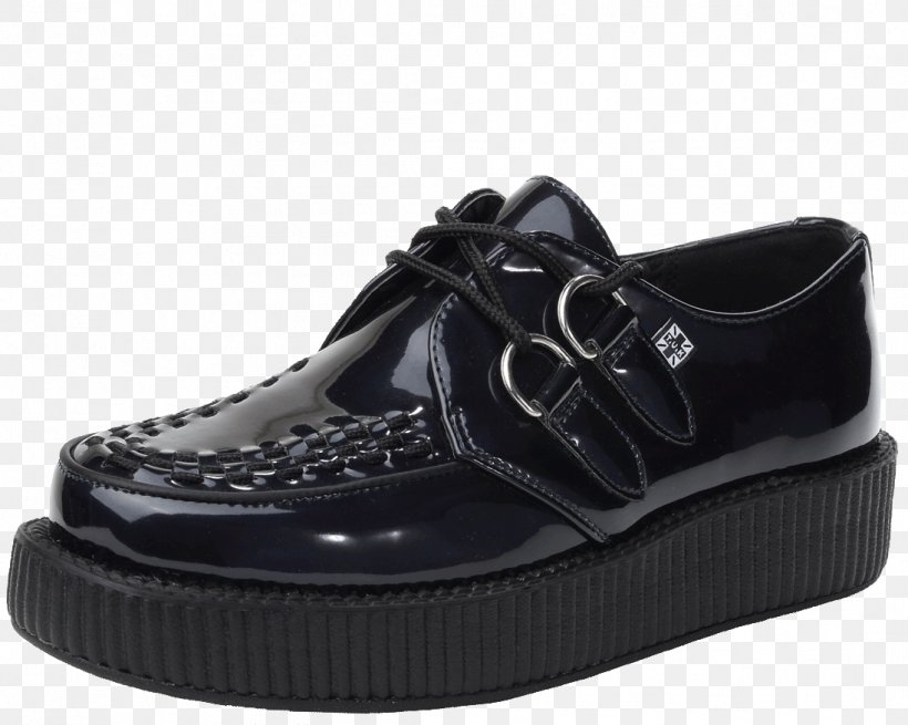 Sports Shoes Brothel Creeper T.U.K. Shoes V9301 Black Faux Suede & Leopard Creeper, PNG, 1096x876px, Sports Shoes, Ballet Flat, Black, Brand, Brothel Creeper Download Free