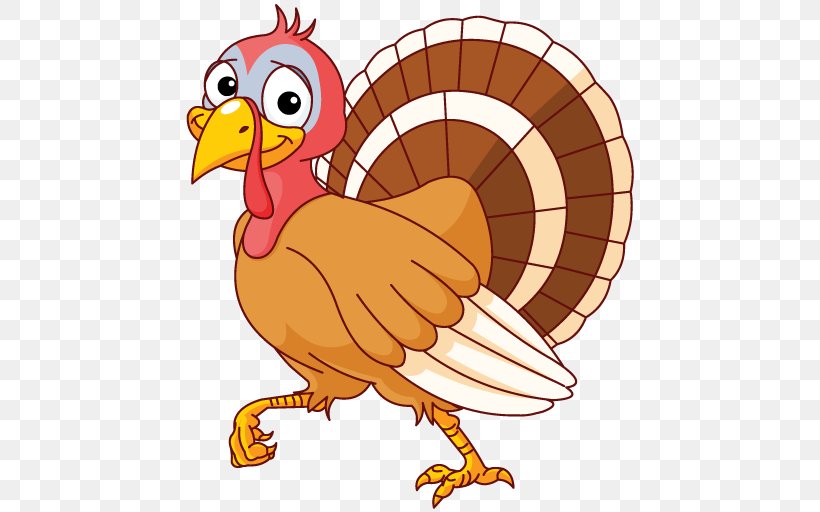 Thanksgiving Day Turkey Meat Thanksgiving Dinner Clip Art, PNG, 512x512px, Thanksgiving Day, Beak, Bird, Chicken, Document Download Free