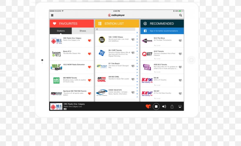 Computer Program Radioplayer IPhone, PNG, 848x513px, Computer Program, App Store, Brand, Canadian Broadcasting Corporation, Cbc Radio Download Free