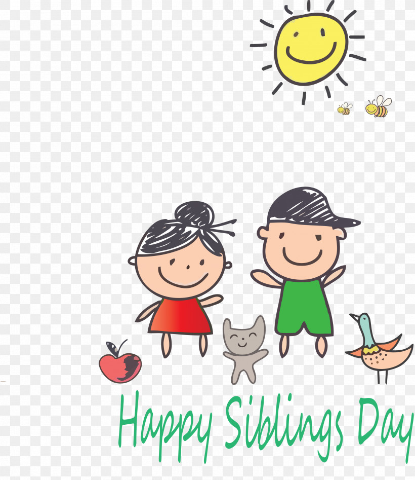 Siblings Day Happy Siblings Day National Siblings Day, PNG, 2595x3000px, Siblings Day, Cartoon, Celebrating, Child, Happy Download Free